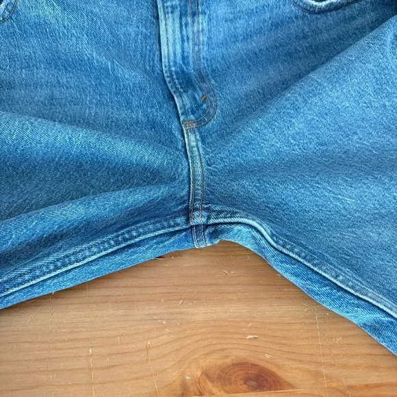 Abercrombie & Fitch Vintage Low Rise Stretch Baggy Jean Medium Wash Size 31/12R - Picture 7 of 13